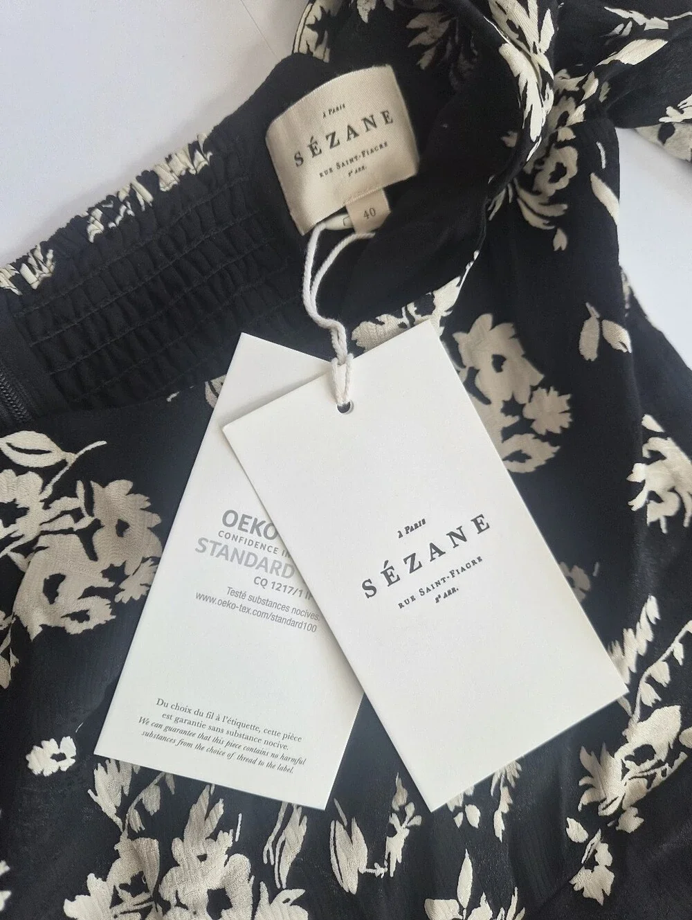 *NWT* [Sezane] Carola Dress in Floral, Size 40